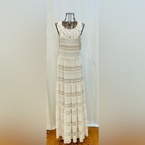 Cream long maxi